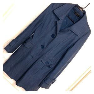 Wool Sky Blue Overcoat